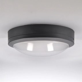 SOLIGHT LED vonkajšie osvetlenie so senzorom Siena, šedé, 20W, 1500lm, 4000K, IP54, 23cm
