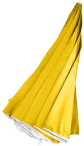 Plážový slnečník nastaviteľný rozbitný UV skladací 150cm žltý