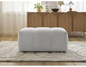 Svetlosivá ženilková podnožka Roxelane – Bobochic Paris