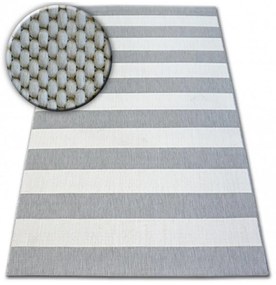Kusový koberec Pruhy sivý 120x170cm