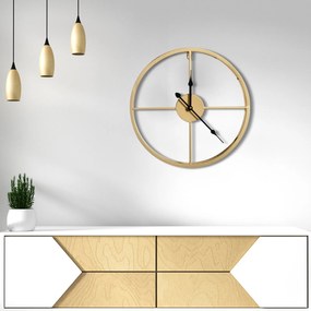 Dekoračné kovové nástenné hodiny v modernom minimalistickom štýle