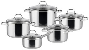 Silvercrest®  Súprava hrncov Premium (so sklenenými pokrievkami)  (100395241)