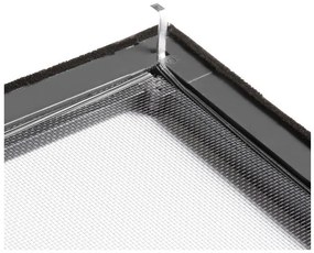 Livarno home Hliníková teleskopická sieť proti hmyzu na okno (antracitová)  (100387751)