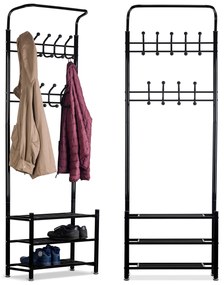Wellhox Vešiak na oblečenie + skrinka, polica, polica na topánky