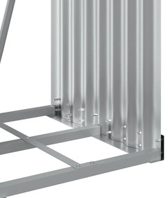 Držiak na polená antracitový 40x45x170 cm pozinkovaná oceľ