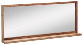 furniture-nabytek.cz - Masívne kúpeľňové zrkadlo Sydney Bright II z akácie, lakované, hnedé – 138×60 cm