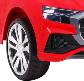 Ramiz Elektrické autíčko Audi Q8 Lift pre deti červené SUV + diaľkové ovládanie