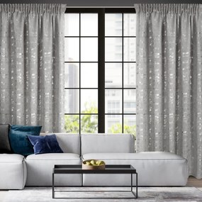 ZÁVES NA PÁSKE INES 140X270 CM STRIEBORNÁ