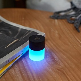 Čierna svetelná dekorácia na USB ø 4,5 cm Lemelia – Gingko