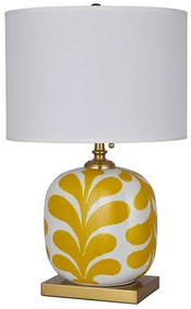 Stolová lampa Lora - horčicovo žltá