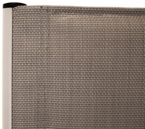 Skladacie záhradné kreslá béžové - set 2 kusov