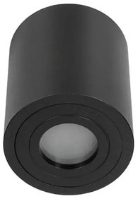 Minimalistiké bodové svietidlo Rullo IP44 čierna