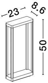 Vonkajšia lampa Cosmic 50