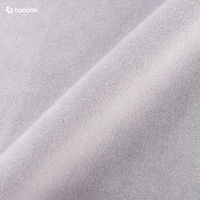 Svetlosivá zamatová pohovka Milo Casa Santo, 219 cm