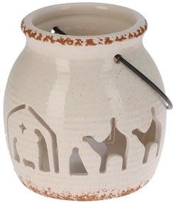 Dekoračný lampáš Betlehem, 12,5 x 12,5 x 12 cm