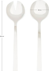 Šalátový príbor 2 ks z nehrdzavejúcej ocele Nirela – Kave Home