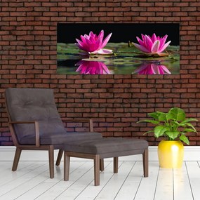 Obraz lekien na vode (120x50 cm)