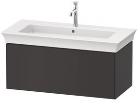 DURAVIT White Tulip závesná skrinka pod umývadlo, 1 zásuvka, 984 x 458 x 410 mm, grafit matný, WT424205858