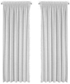 ZÁCLONA NA PÁSKE ELENA, SADA 2 KS 140X270 CM BIELA