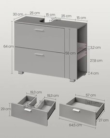 Skrinka pod umývadlo BBK502G01