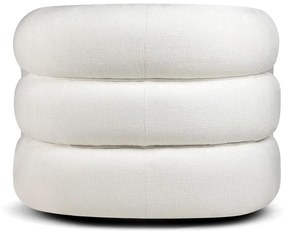 OTOČNÉ KRESLO GABBY BIELE