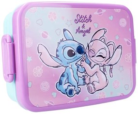 Box na desiatu s klipsami Lilo a Stitch