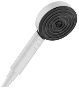 Hansgrohe WallStoris, Set sprchovej hlavice 105, 3 prúdy, termostatu a kúpeľňových doplnkov, matná biela, HAN-24250700
