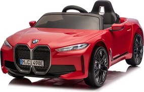LEAN CARS Elektrické autíčko BMW i4 4x4 JE1009 červené
