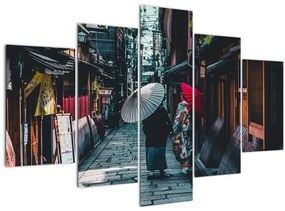 Obraz - Procházka Tokiom (150x105 cm)