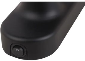 ONLI - Nástenné svietidlo HOLLYWOOD 5xE14/6W/230V čierna