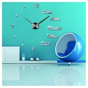 Moderné hodiny na stenu DIY DRIWAL l 3D HODINY 12S039