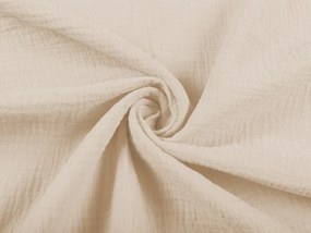 Biante Detské mušelínové posteľné obliečky do postieľky Nature MSN-005 Svetlo béžové Do postieľky 90x140 a 40x60 cm