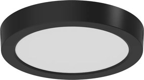 Mexen LDSR, LED stropné svietidlo, priemer 22 cm, 18W, studená - 6500K, 1440 lm, čierna - L212-022-1865-70