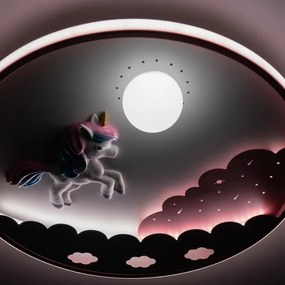 Brilagi -LED Stmievateľné detské stropné svietidlo UNICORN LED/68W/230V 3000-6000K+DO