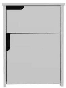 Nočný stolík ASRA 60x45 cm biela