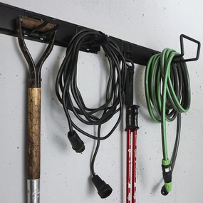 Nástenný kovový vešiak so 6 háčikmi