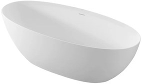 Polysan Polysan, NOYA voľne stojaca vaňa 170x76cm, rockstone, biela matná, 92330