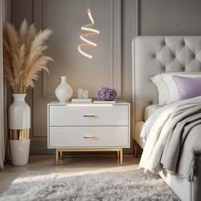 Toolight Toolight, LED závesné stropné svietidlo, 12W, 3000K, LHJ096-1CP, ružové zlato, OSW-50041