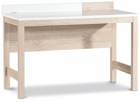 Písací stôl Artos - dub sofia/biela