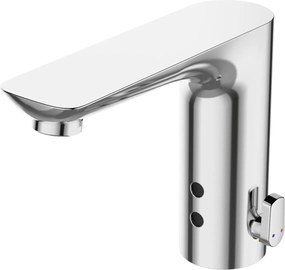 Invena Smart, bezdotyková umývadlová batéria s reguláciou teploty vody, 230V, chrómová, INV-BD-00-001-V Leták: https://cloud.invena.pl/s/nnXaZKg3crBrRkz/download?path=%2FPliki%20do%20strony%20www%2FBD-00-001-V/Inne/BD-00-001-V-ulotka-PL…
