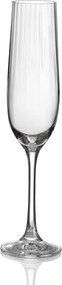 Crystalex poháre na sekt WATERFALL 190 ml 6 ks