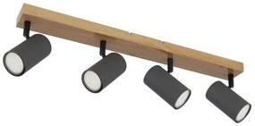 Globo 57911-4G -  Bodové svietidlo ROBBY 4xGU10/35W/230V šedá/hnedá
