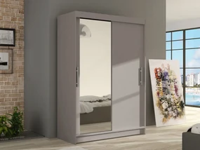 Skriňa Ada VI, Farby: trufel, Osvetlenie: osvetlenie LED RGB - farebné