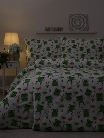 Bavlnené obliečky Renforcé – Žabky