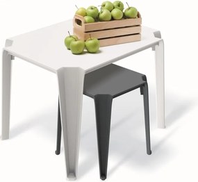 Záhradný konferenčný stolík LOTTIES 77x50x56,5 cm béžový