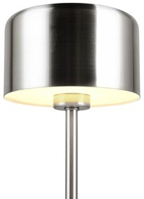 LED stmievateľná stolová lampa v striebornej farbe (výška 30 cm) Jeff – Trio