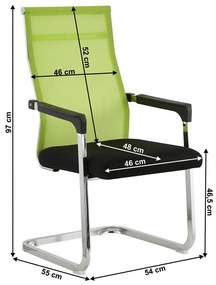 Tempo Kondela Konferenčná stolička, Rimala New, zeleno/čierna