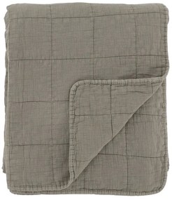 Zelený prehoz s opraným vzhľadom Aix Vintage Quilt - 130*180 cm