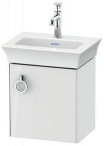 DURAVIT White Tulip závesná skrinka pod umývadielko, 1 dvierka, pánty vpravo, 384 x 298 x 410 mm, biela vysoký lesk, WT4250R8585