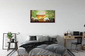 Obraz canvas čaju byliny horúce 120x60 cm